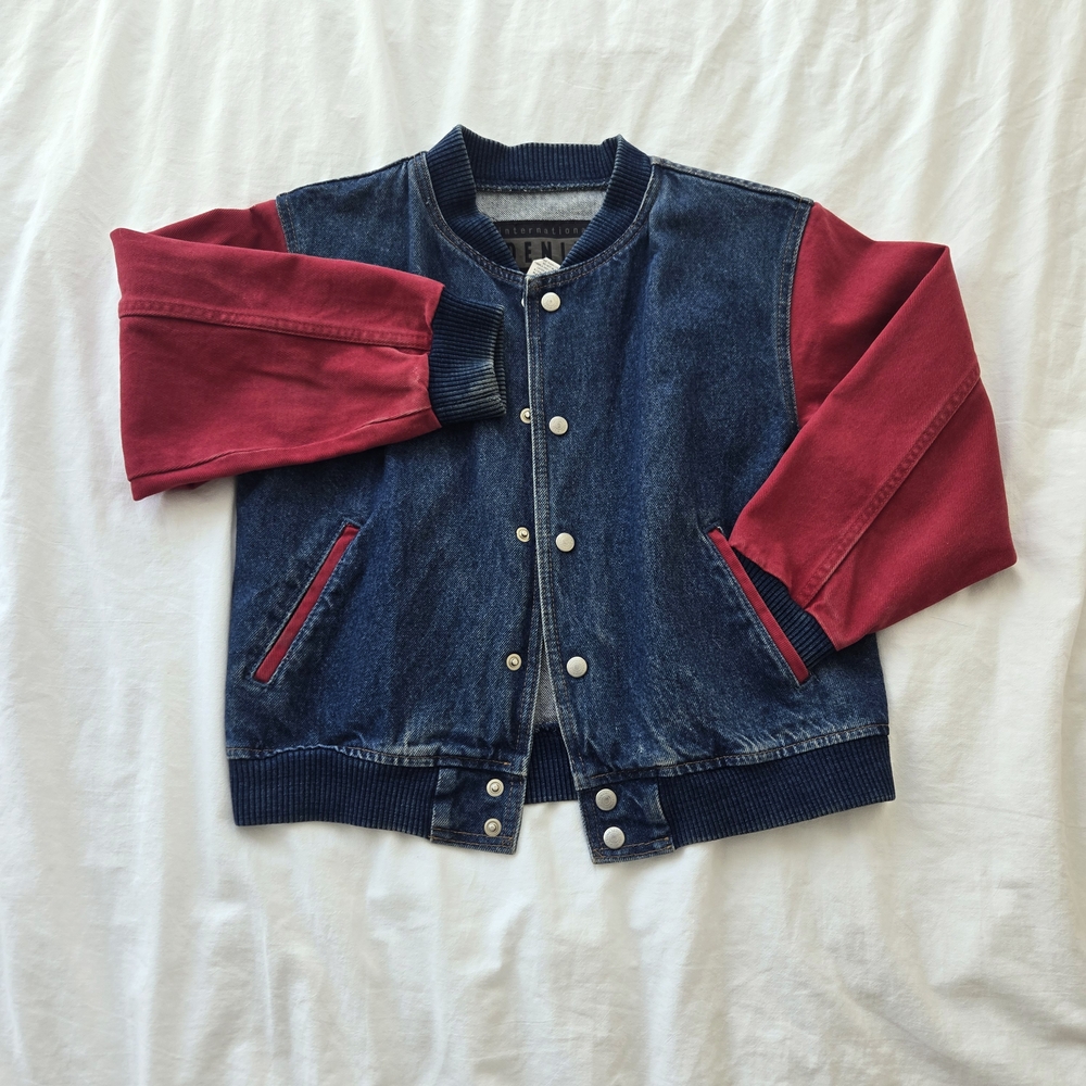 Vintage Two-tone Varsity Jacket